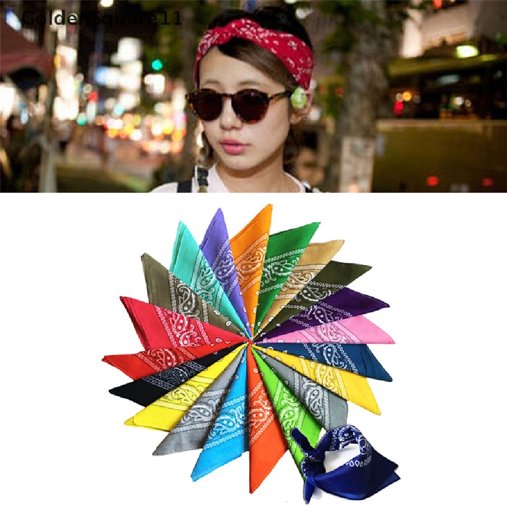 [Goldsquare11] Khăn Trùm Đầu Bandana Cotton Quấn Đầu Kiêm Mặt Nạ Ngôi Sao Mùa Hè