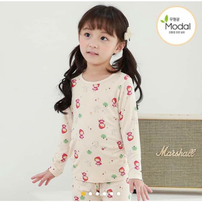 Sz 140 lỗi - Bộ cotton mỏng Ppippilong hoạ tiết cô bé quàng khăn đỏ