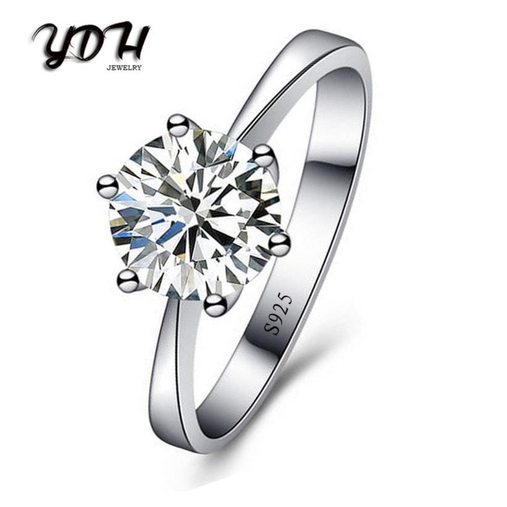 Nhẫn Bạc Nữ S925 Sang Trọng Quí Phái RBYDH