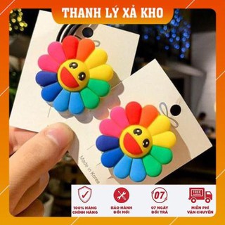 Buộc tóc hoa mặt trời siêu xinh