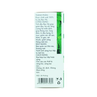Tinh dầu Bạc hà Kim Vui 50ml