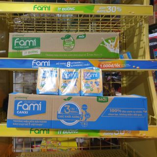 Thùng sữa fami canxi 36 hộp 200ml