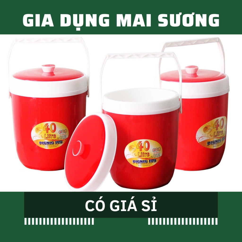 [Giá Sỉ] Bình Đá Tròn, Thùng Đá Tròn Hiệp Thành 16L 18L 20L 26L