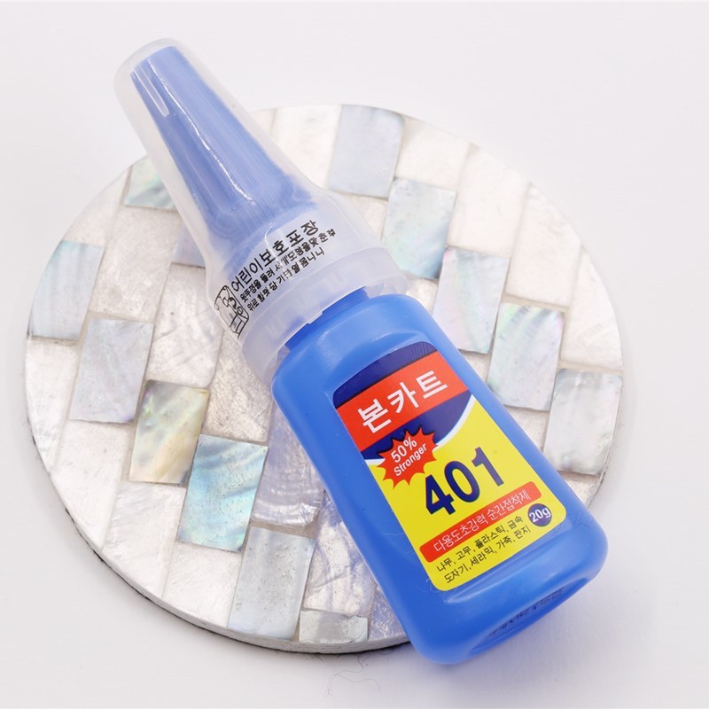 Keo 401 Dùng Dán Móng, Đính Đá 20g Hàng Chuẩn Loại 1