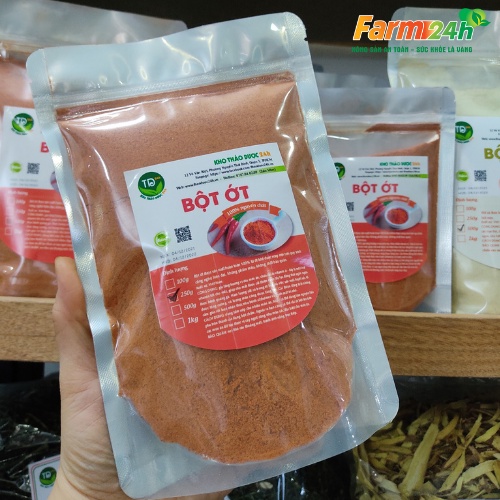 Ớt bôt mịn siêu cay, chuyên dùng nấu mì cay, làm kim chi, hàng công ty, cam kết không phụ gia [50g - 250g] I Farm24h