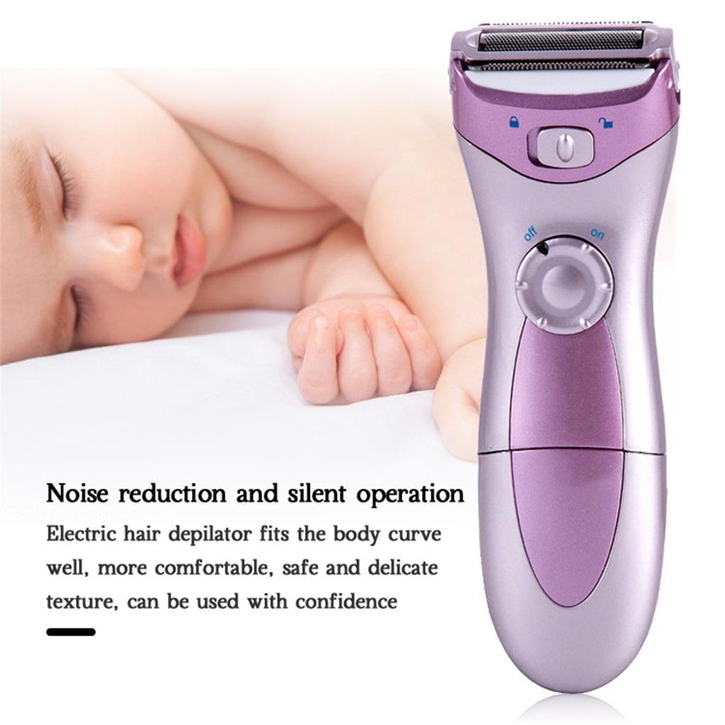 Máy Tẩy Lông Cơ Thể Chạy Điện Mini Tiện Dụng Cho Nữ