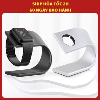 Đế dock sạc không dây Apple Watch Nhôm nguyên khối, kiêm Giá đỡ đồng hồ thông minh