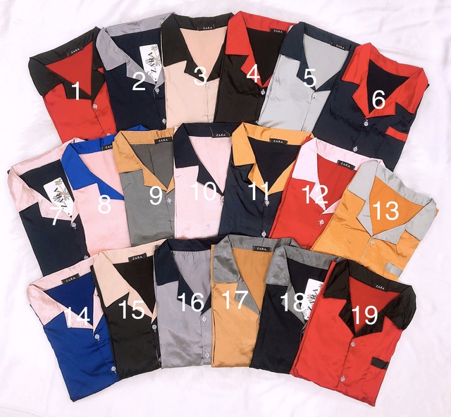 Bộ ngủ pijama lụa phi phối cổ loại đẹp | BigBuy360 - bigbuy360.vn