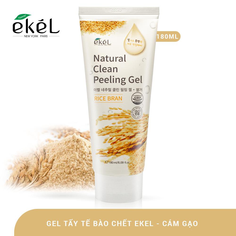 Tẩy tế bào chết gạo Ekel Natural Clean Peeling Gel Rice Bran 180ml