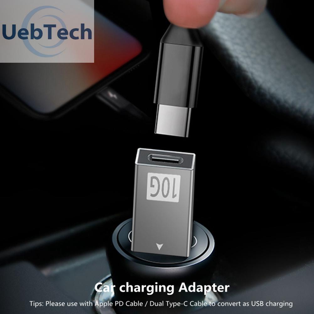 Uebtech 10Gbps USB 3.0 Male to Type C USB 3.1 Adapter Female Data Charger Converter