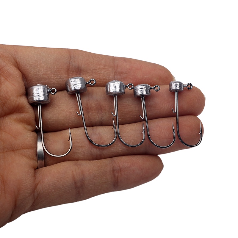 Set 10 Móc Câu Cá Giả Mềm Hình Nấm Chuyên Nghiệp