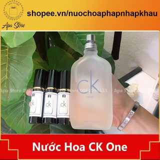 Nước Hoa Nam CK One Dung Tích 5ml và 10ml [cam kết hàng chuẩn]
