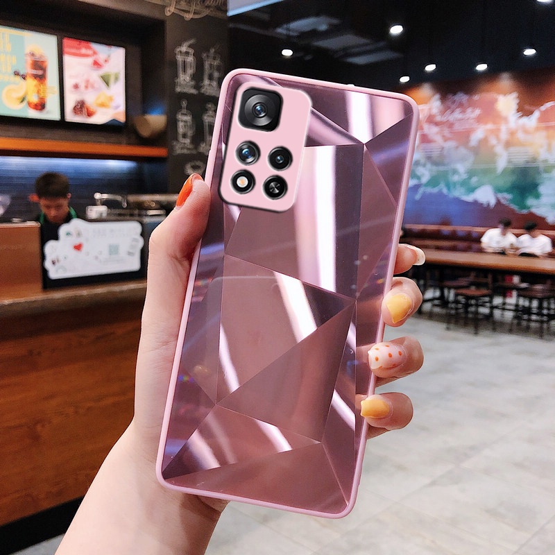 Ốp Điện Thoại Họa Tiết Kim Cương 3D Sang Trọng Cho Xiaomi Redmi Note 11 4G 11S 5G Redmi Note 11E Pro Note11