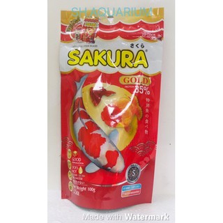 Thức ăn cho cá cảnh Sakura Gold (100g)