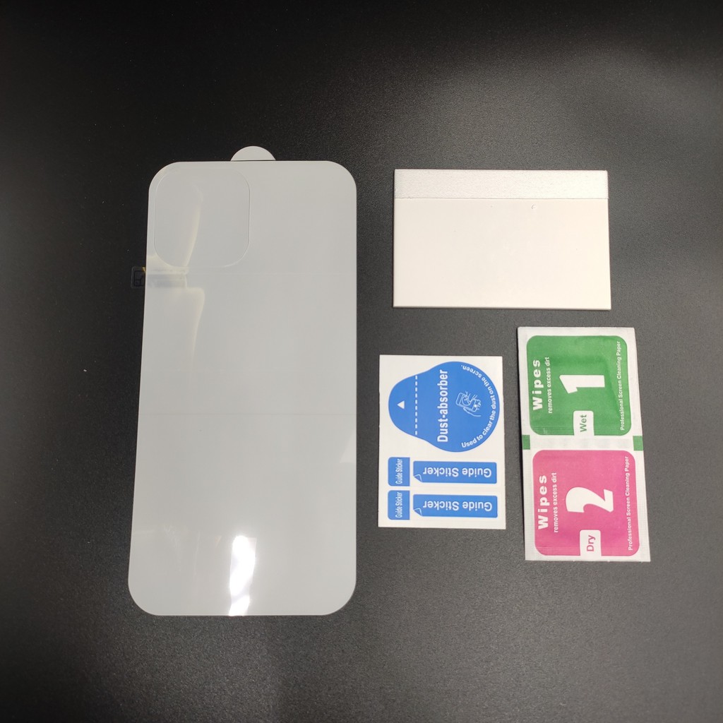 Miếng dán dẻo TPU Mặt Lưng full cho iphone (Tặng kèm Gạc)