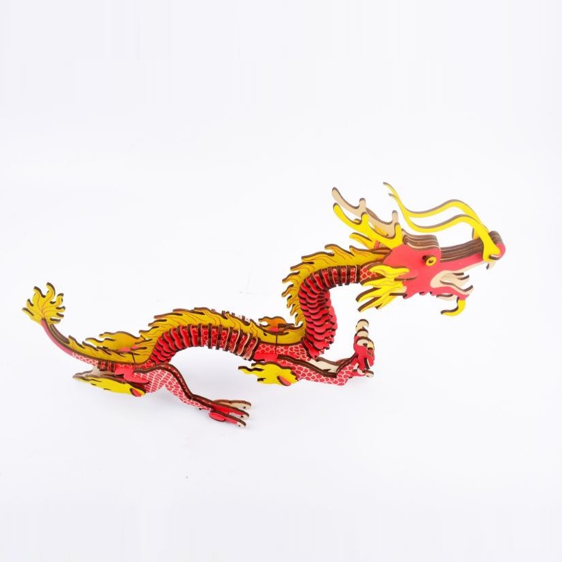 Đồ chơi lắp ráp gỗ 3D Mô hình Rồng Dragon Laser