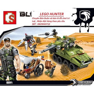 Lego lắp ghép mô hình xe thiết giáp SD11694