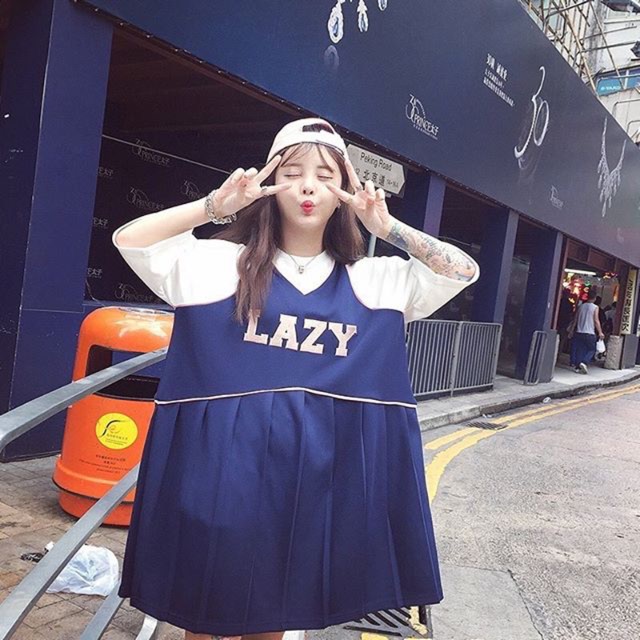 Váy ulzzang ( ảnh thật phía sau)