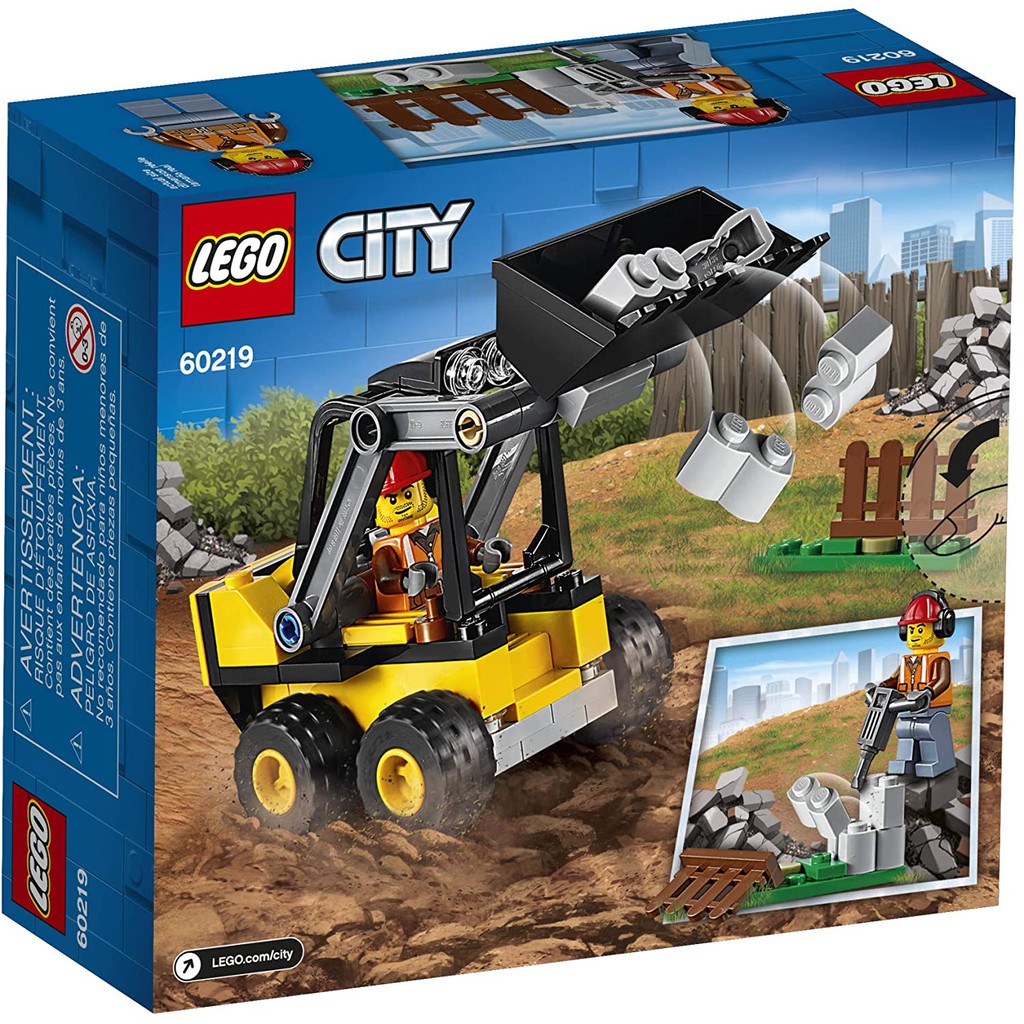 LEGO CITY 60219 Xe Xúc Công Trình ( 88 Chi tiết)