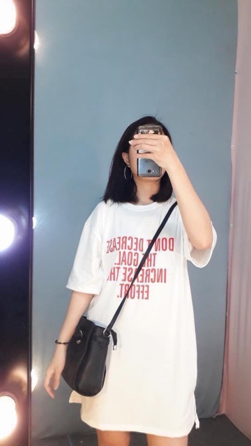Váy chữ xuông dáng rộng cotton cho chị em dưới 56kg | BigBuy360 - bigbuy360.vn