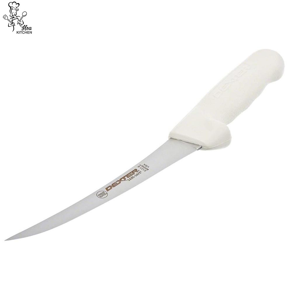Dao Lọc Thịt Phi Lê Cá Róc Xương Chất Lượng Cao Cấp Lưỡi Cong Dài 152 mm Dexter Russell USA