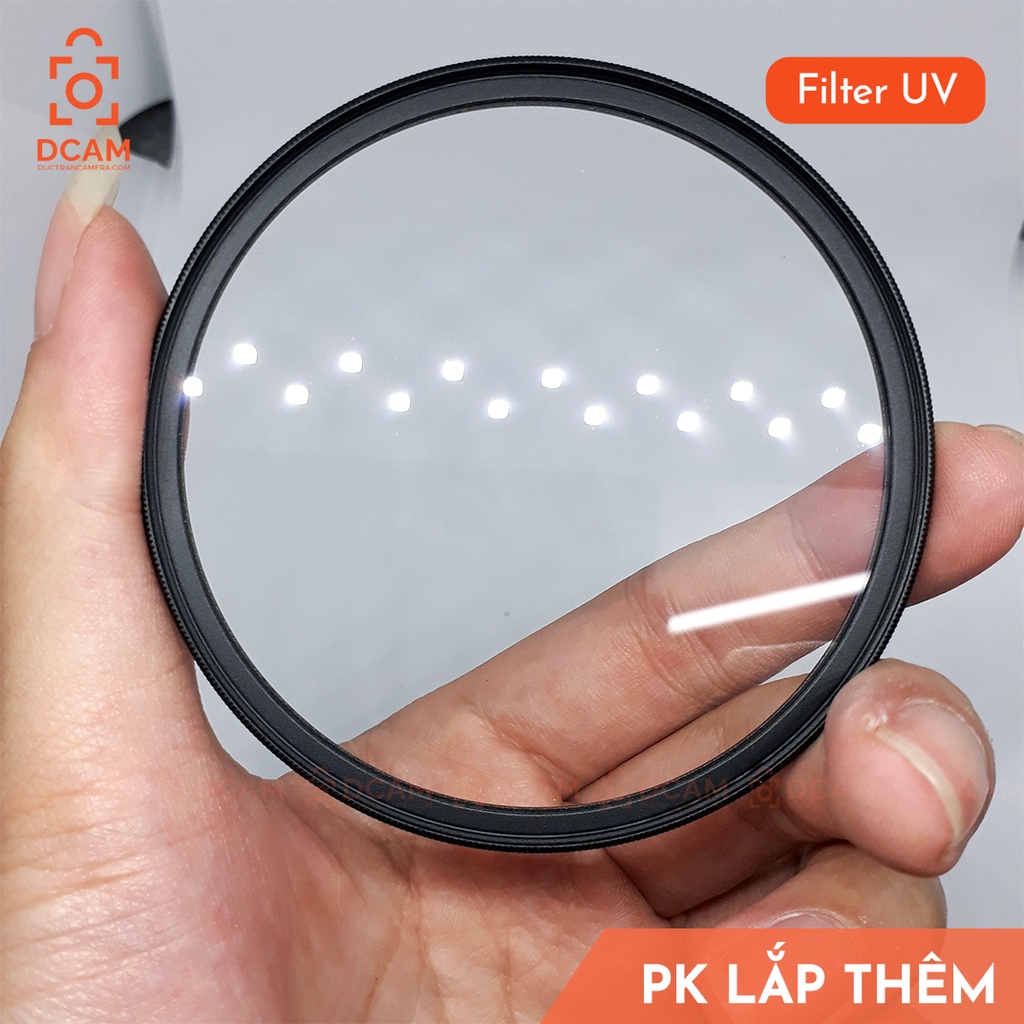 Filter kính lọc UV Cuely phi 67mm, 72mm, 77mm, 86mm [chính hãng]