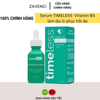 Serum Timeless vitamin B5 làm dịu & phục hồi da 30ml serum vitamin B5