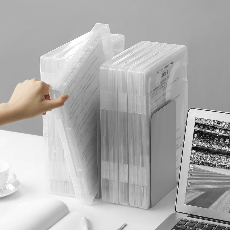 Hộp Đựng Tài Liệu Khổ A4 Trong Suốt Để Bàn Tiện Dụng Cho Gia Đình / Văn Phòng