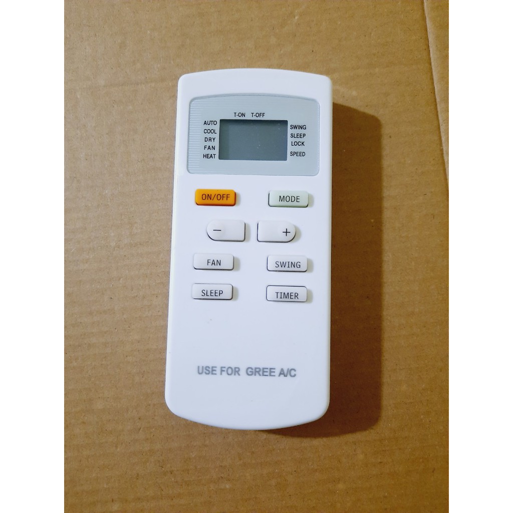 Remote điều khiển điều hoà Gree các dòng GWC GWH 1 &amp;2 chiều Inverter- Hàng tốt mới 100% Tặng kèm Pin!
