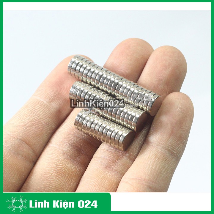 Bộ 3 Viên Nam Châm Đất Hiếm 10x3mm ( Từ Tính Hút Cực Mạnh )