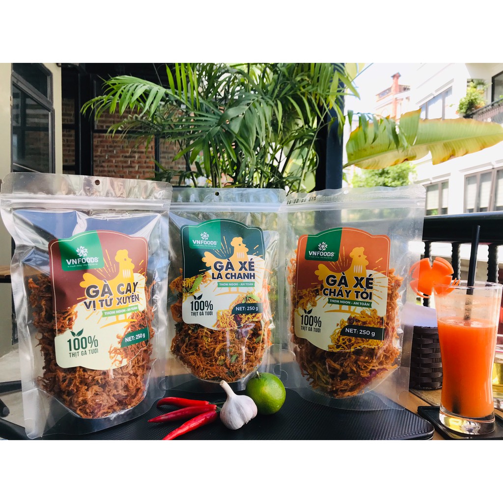 [Ảnh thật] Gà xé lá chanh VN-FOODS | BigBuy360 - bigbuy360.vn