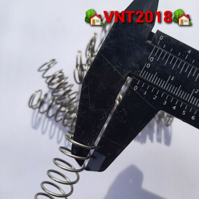 Lò xo nén phi 12 inox304 sợi 1mm