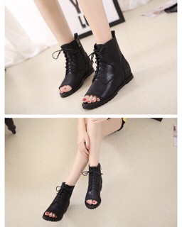 Giày boots hở mũi  siêu chất và siêu đẹp