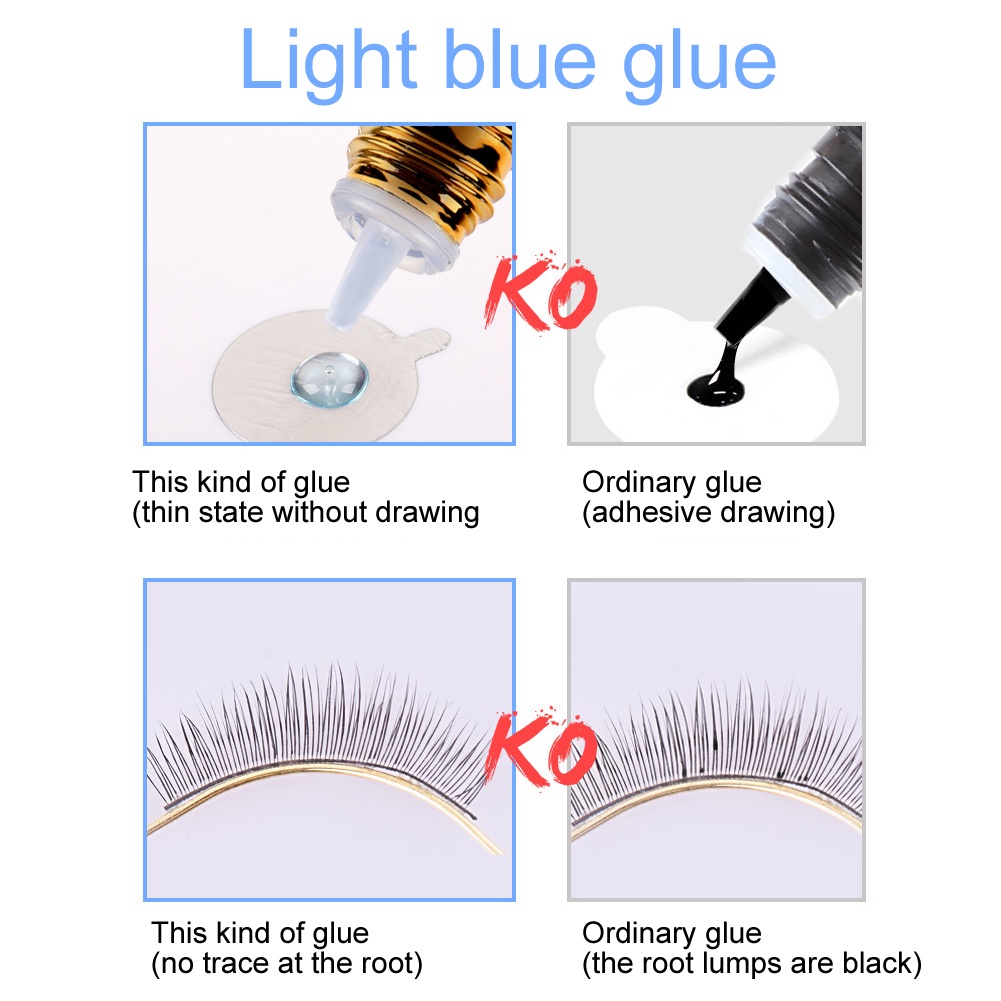 Keo nối mi trong suốt nhanh khô 15ml