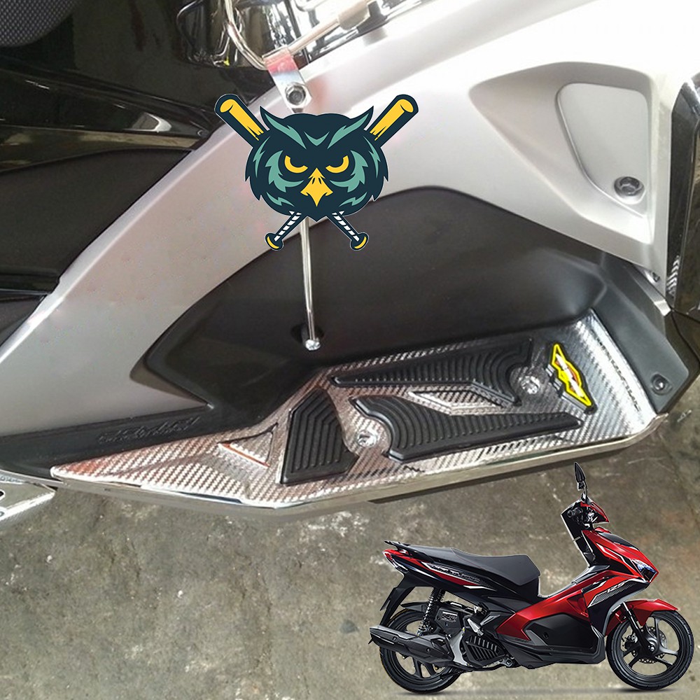 [CHÍNH HÃNG] Gác Chân MẠ CROM/CARBON Honda Air Blade 2016 - 2019 | Mã VT70