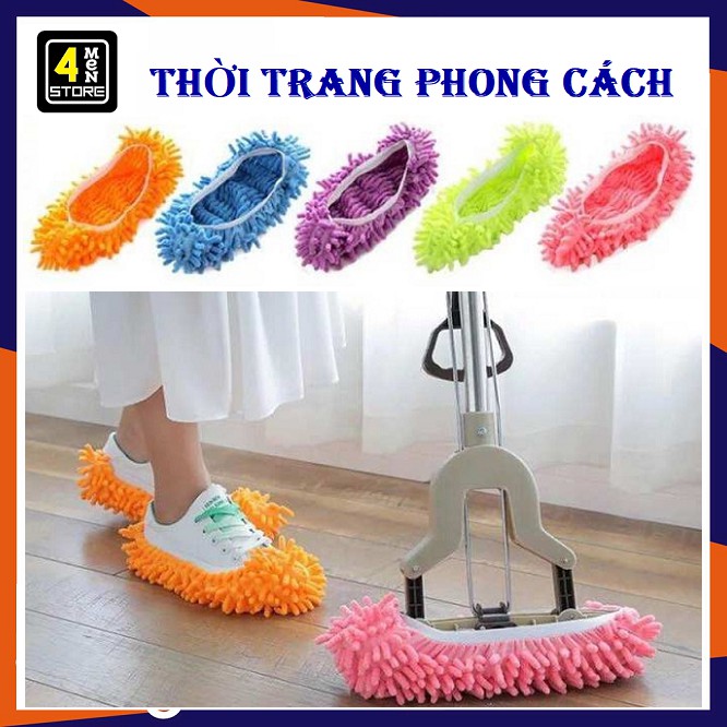 ⚡ Dép Đi Lau Sàn Nhà San Hô Siêu Thắm - Dép Lau Sàn Chống Trơn Trượt Tiện Dụng ⚡