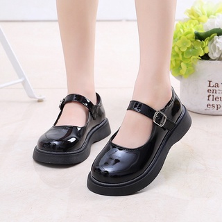 Giày nữ độn đế quai cài đế 5cm Cao Cấp - giày búp bê nữ da mềm