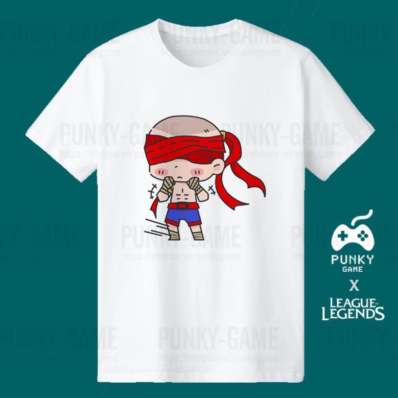 (SALE SỐC) Áo Liên Minh Huyền Thoại (LOL) LEE SIN Chibi ngắn tay