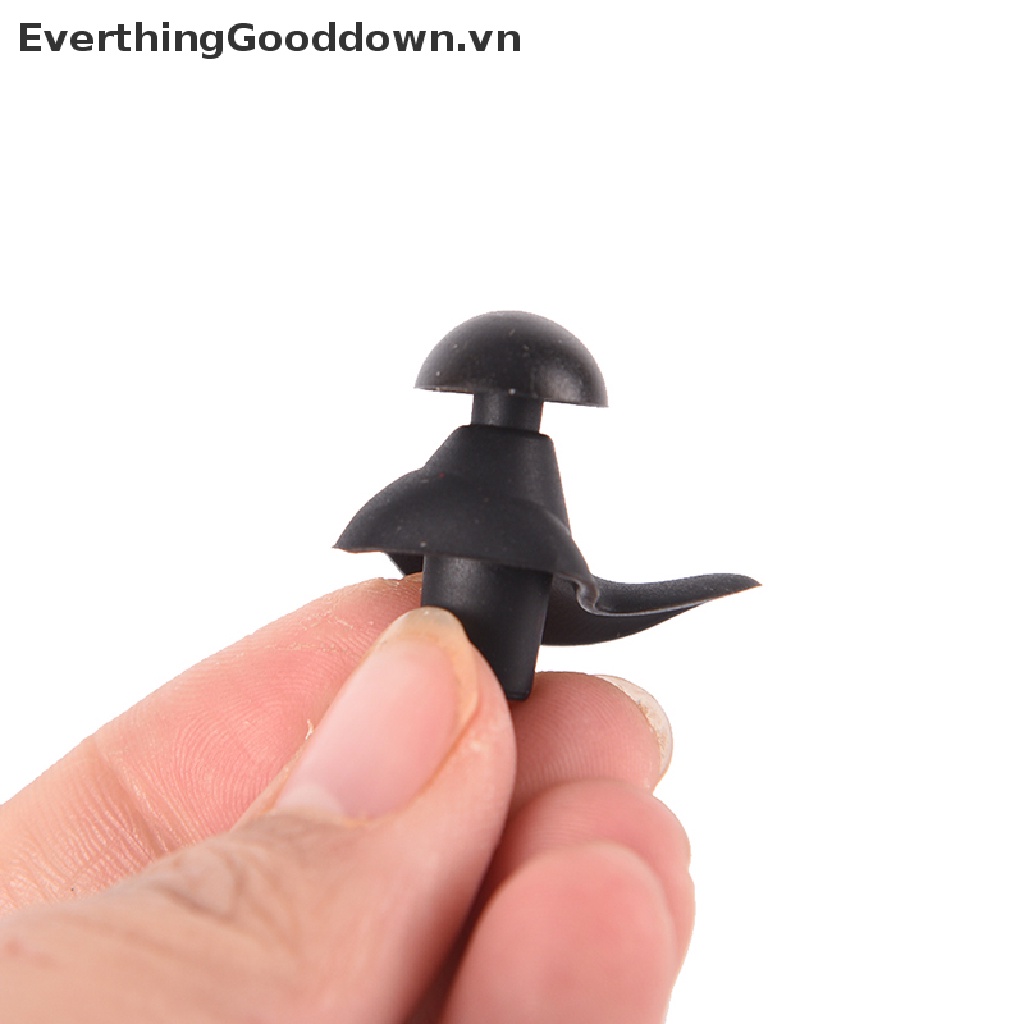 Everthinggooddown 1 Cặp Nút Bịt Tai Bằng Silicon Mềm Chống Ồn Chống Thấm Nước Khi Bơ