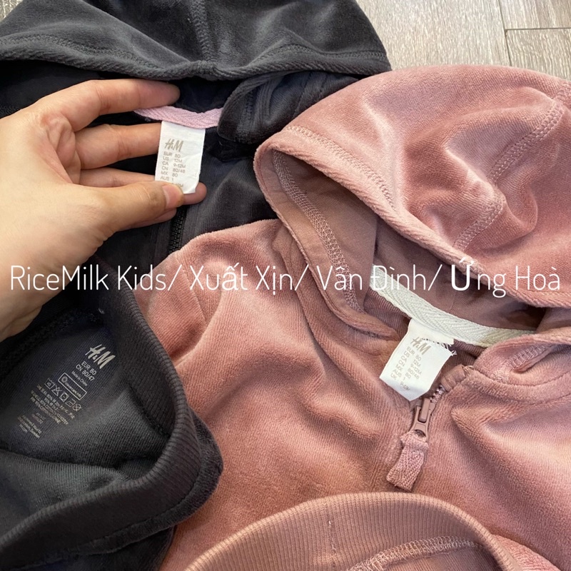 Bộ nhung hm có mũ 2 màu xuất dư xịn