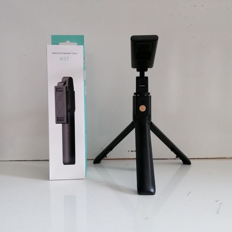 Giá đỡ điện thoại 3 chân kiêm gậy selfie K07, Gậy chụp ảnh gấp gọn có điều khiển chụp hình từ xa