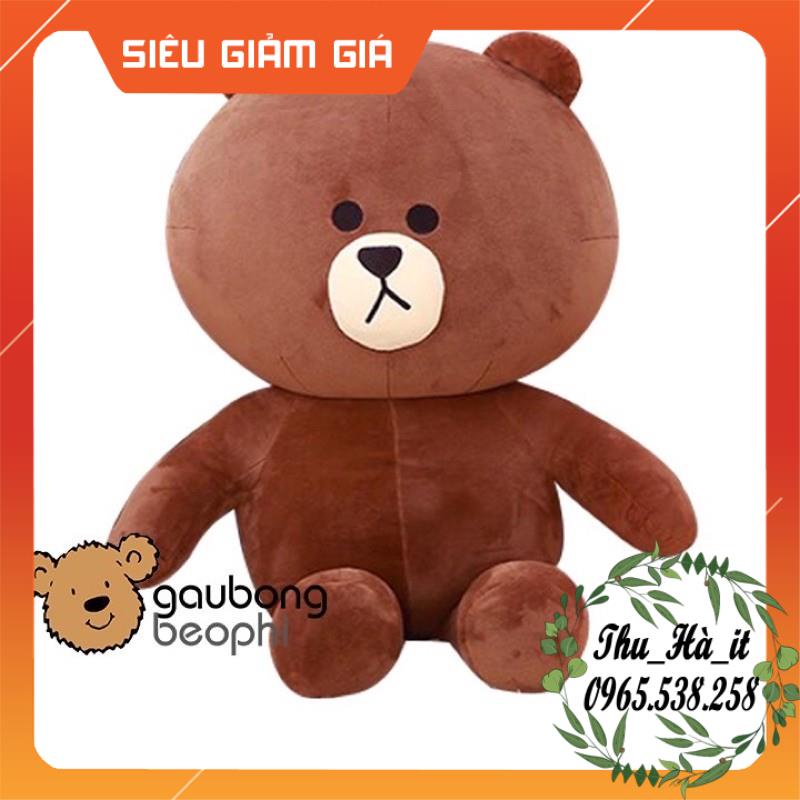 SIÊU SALE_ GỐI ÔM - GẤU BÔNG BROWN MÀU SOCOLA SIÊU HOT -HÀNG CAO CẤP