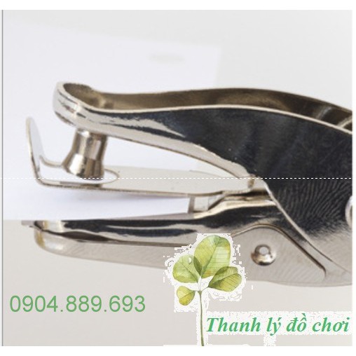 Kìm bấm lỗ giấy, bấm 1 lỗ đơn làm thẻ học, giáo cụ dạy trẻ