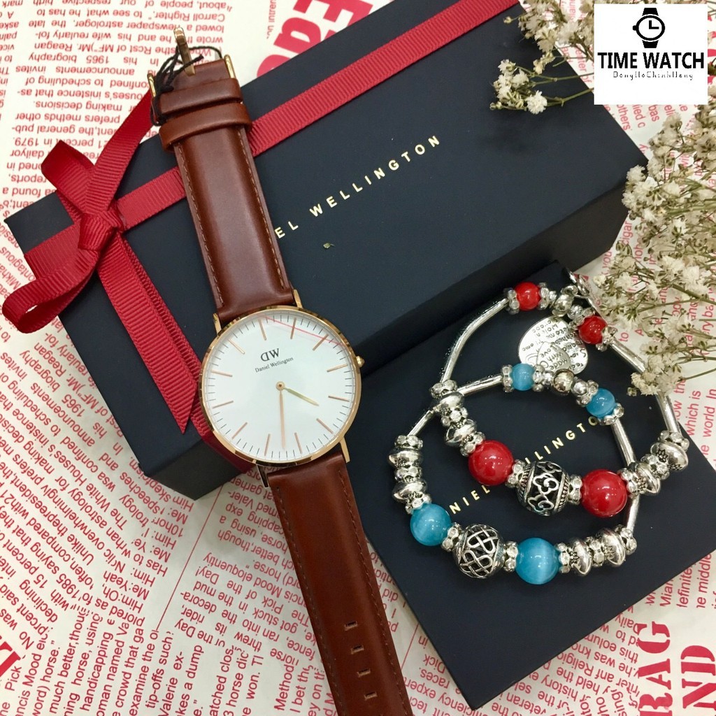 DW nam Authentic - Đồng hồ nam DW Classic St.Mawes 40mm- Fullbox Túi Xách,Hộp,sách Hướng Dẫn,thẻ,tag check code hãng