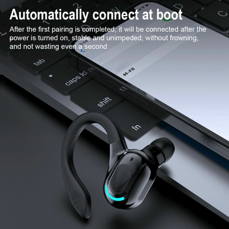 Tai Nghe Bluetooth 5.1 Không Dây F8 Móc Tai Trái / Phải Chống Nước Giảm Tiếng Ồn HD
