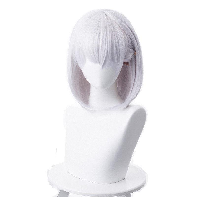 Master Fate/Grand Order gamma initial light gray blue wave head cos wig 235II