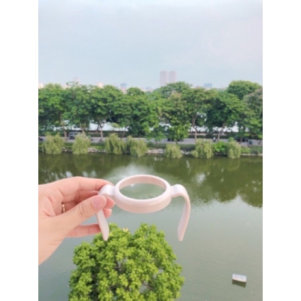 [SẴN] Tay cầm bình sữa GROSMIMI cổ rộng ba màu trắng/đen/be (có tách set ko hộp)