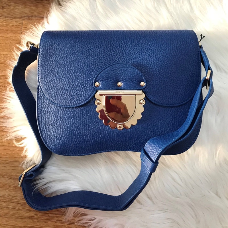 Thanh lý Furla Ducale S màu coban like new 99%