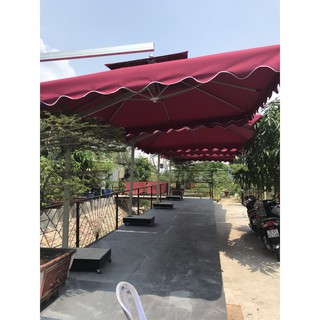 Dù vuông lệch tâm 3M cao cấp (Dù cafe, Dù che nắng, ô cafe, ô lệch tâm)