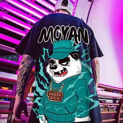 Áo Thun Tay Ngắn Cổ Tròn In Hình Hoạt Hình Dành Cho Nam Và Nữ size M-8XL